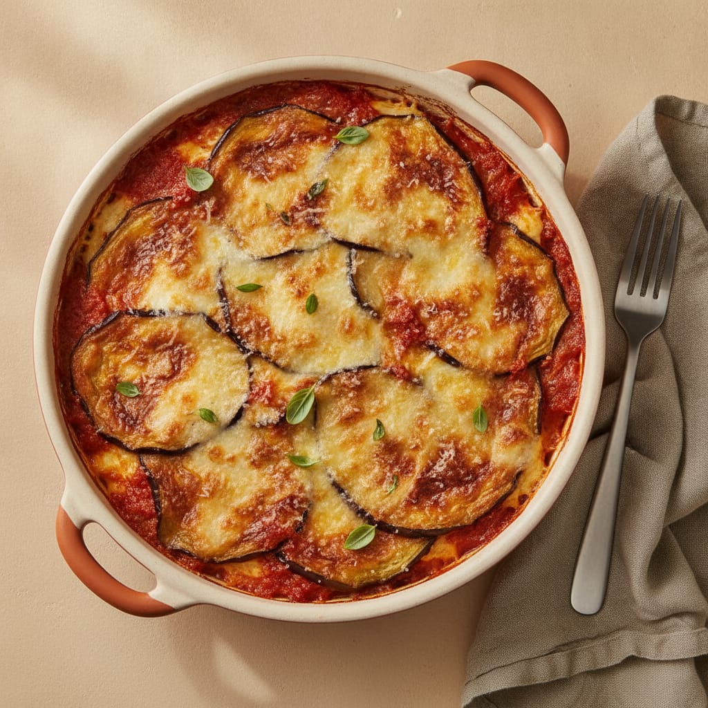 Aubergine Parmigiana