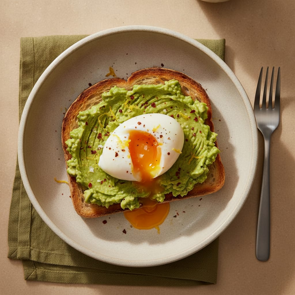 Avocado Toast with Soft Egg