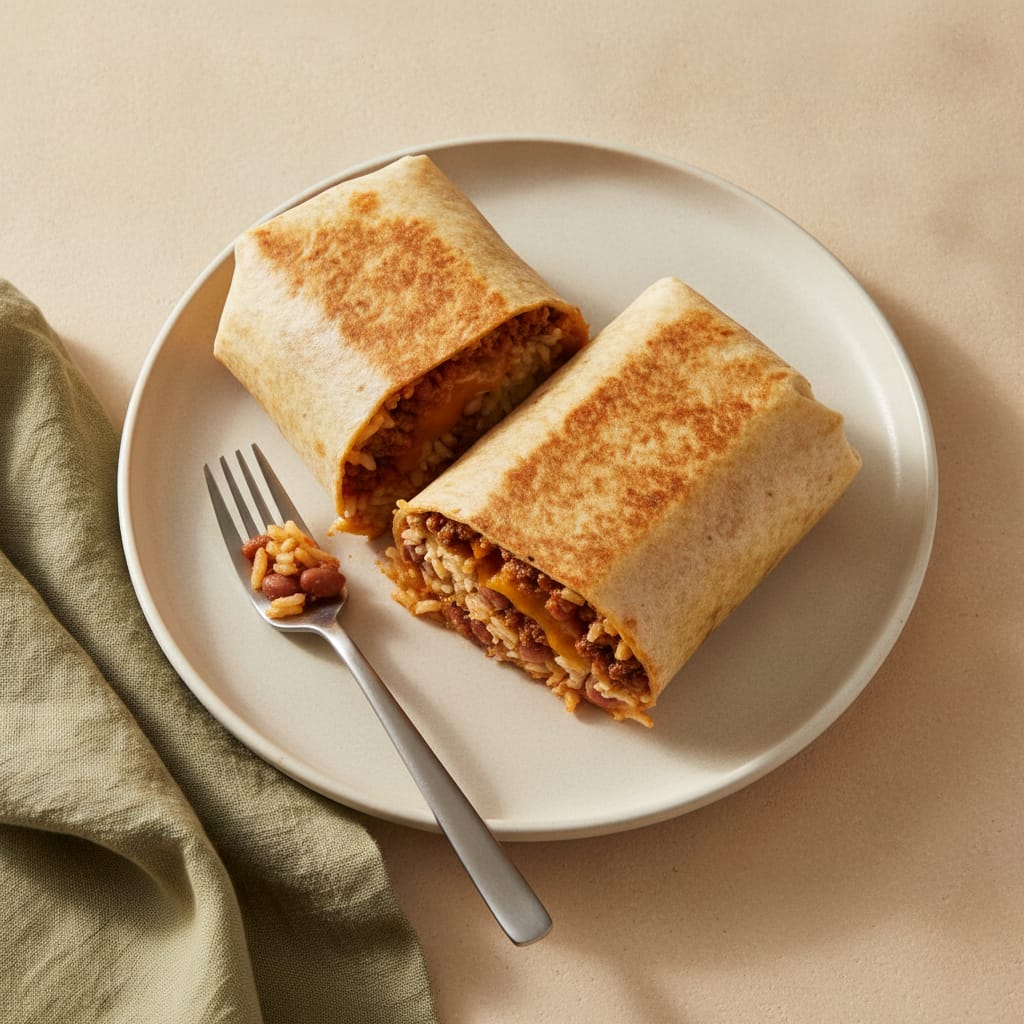 Beef & Bean Burrito