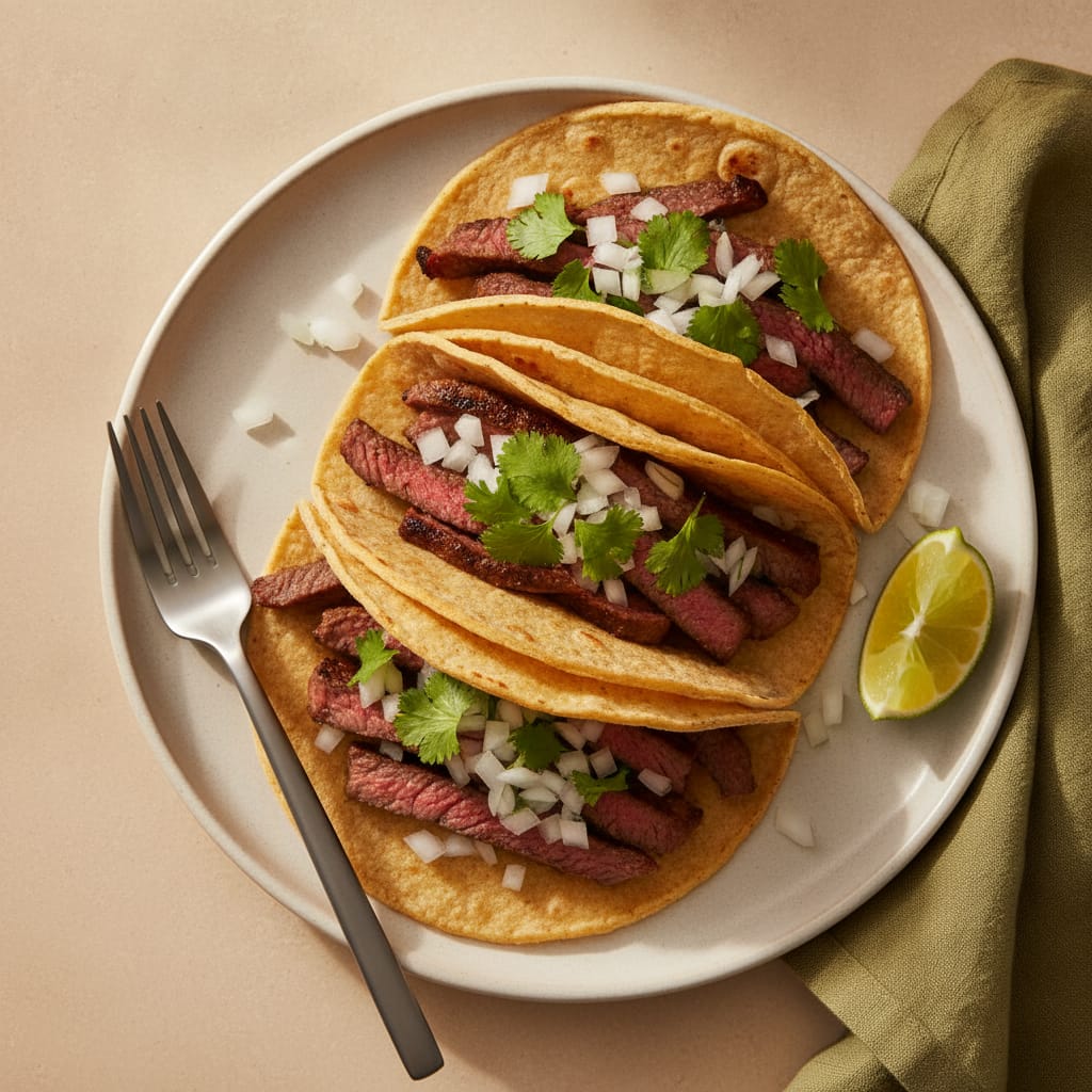 Beef Carne Asada Tacos