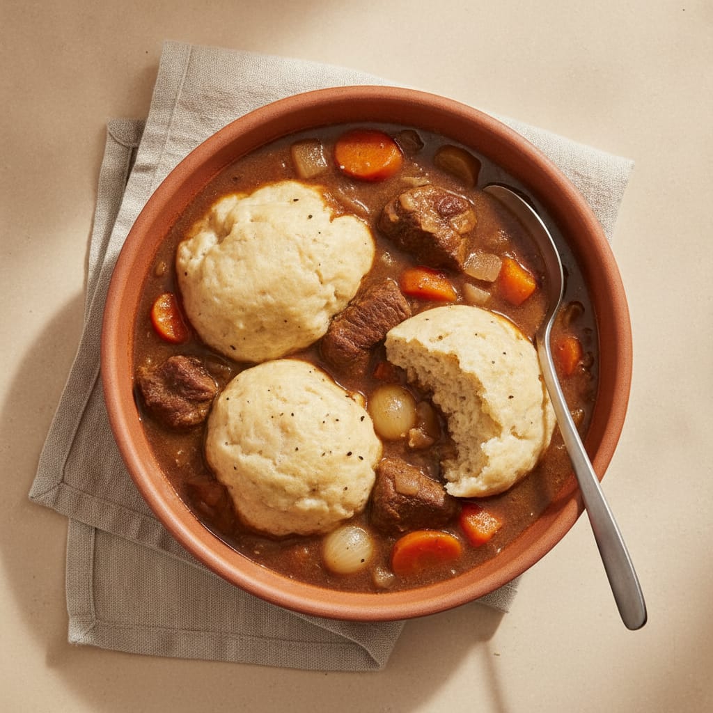 Beef Stew with Dumplings