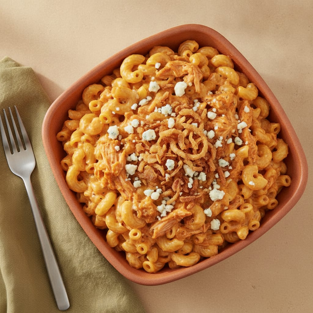 Buffalo Chicken Mac & Cheese