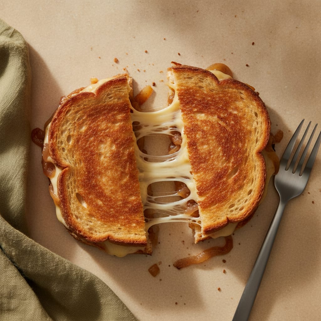 Caramelized Onion & Gruyère Grilled Cheese