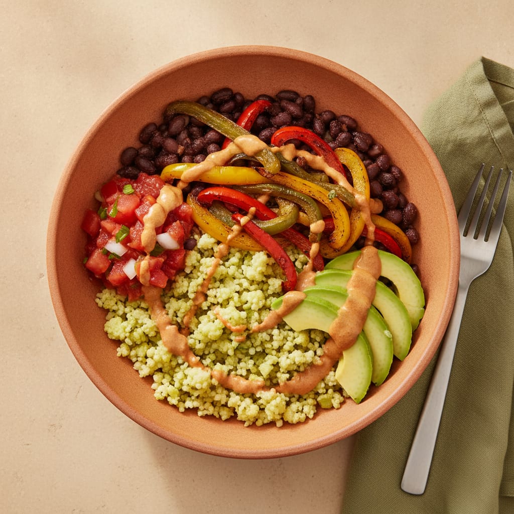 Cauliflower Rice Burrito Bowl