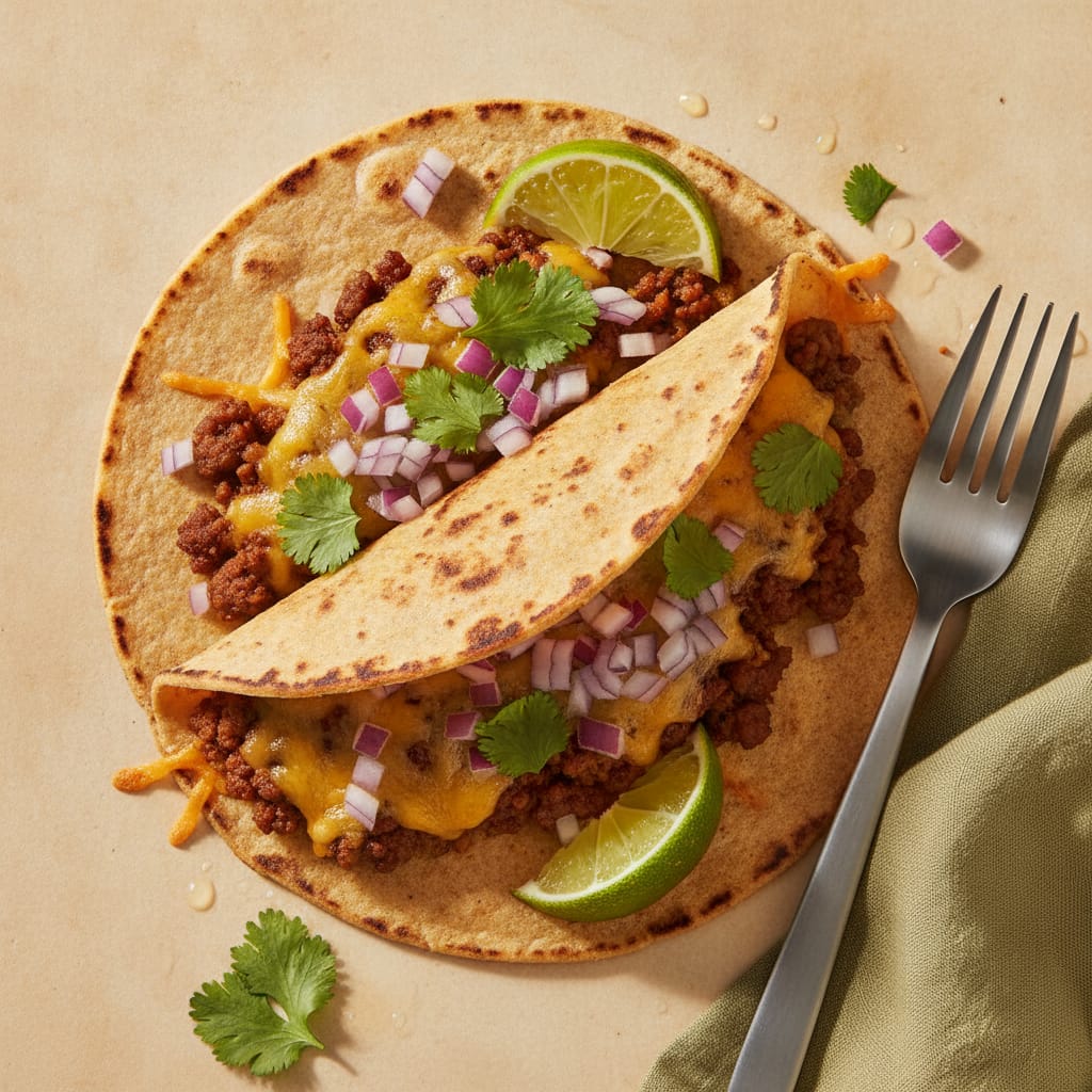 Cheesy Smash Tacos