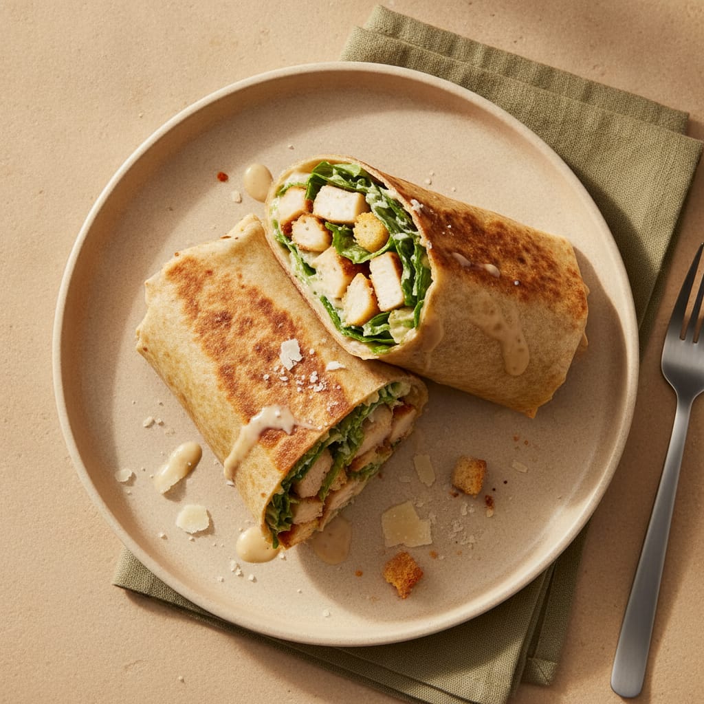 Chicken Caesar Wraps