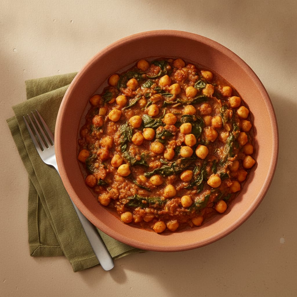 Chickpea & Spinach Stew