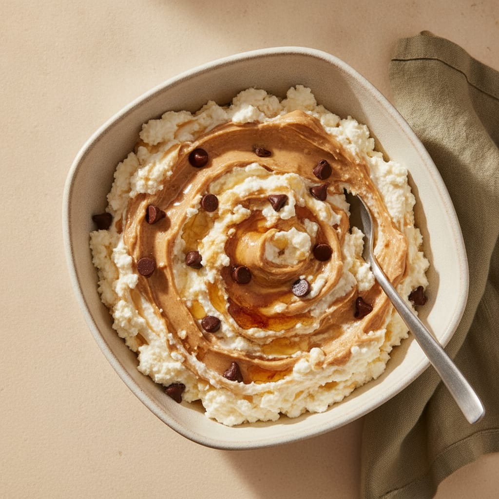 Cottage Cheese Cookie Dough Bowl
