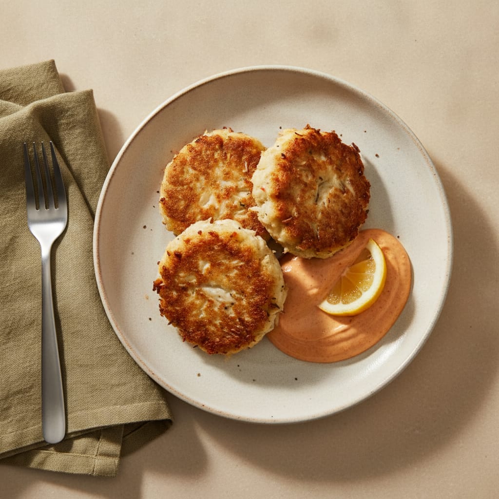Crab Cakes with Cajun Aioli