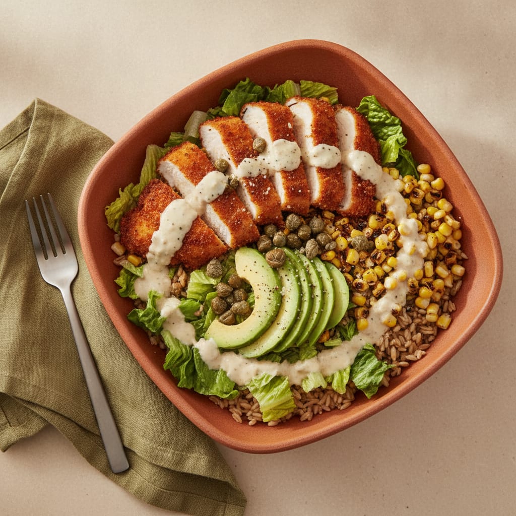 Crispy Chicken Caesar Power Bowl