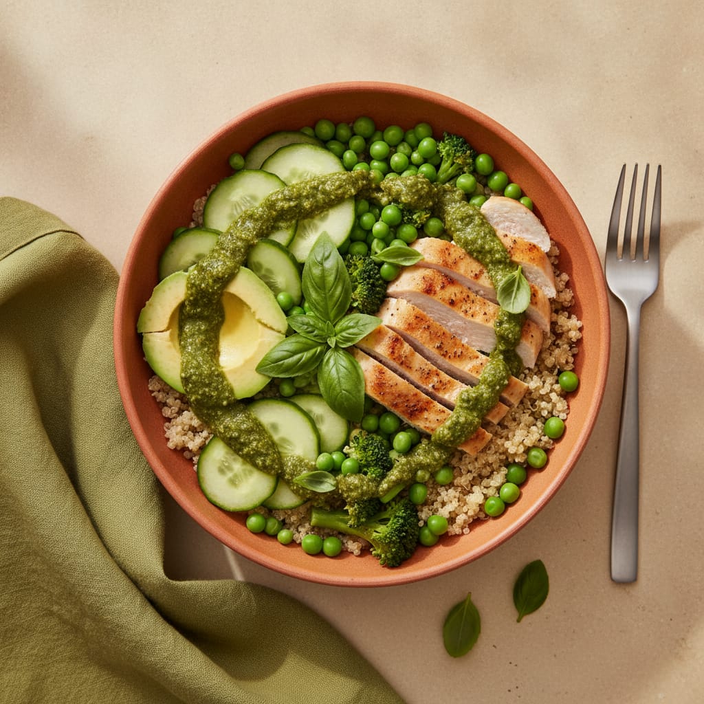 Green Goddess Chicken Bowl