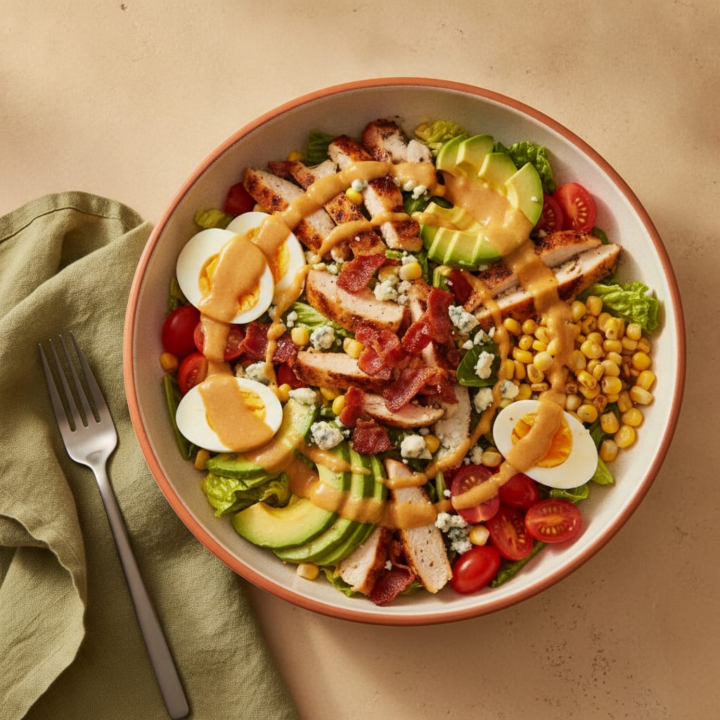 Honey Mustard Chicken Cobb Salad