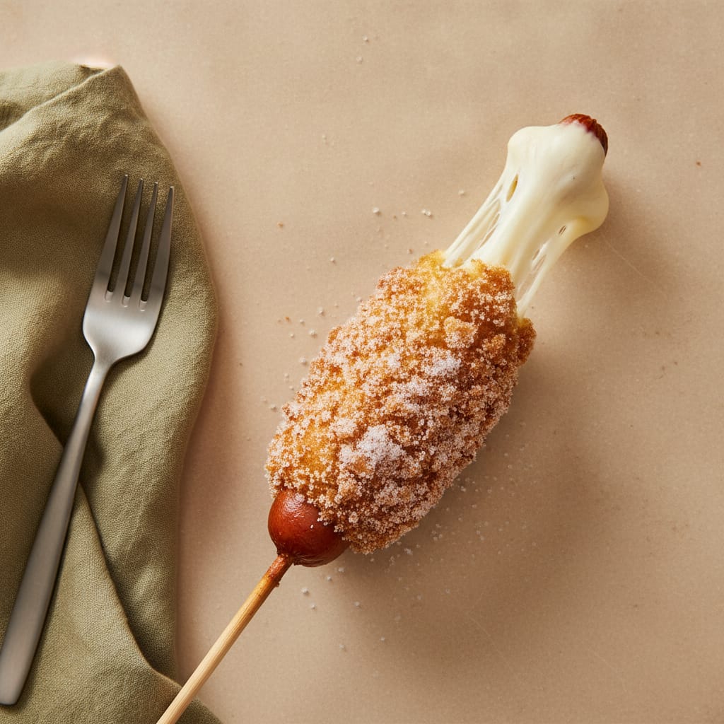 Korean Corn Dogs (Mozzarella & Panko)