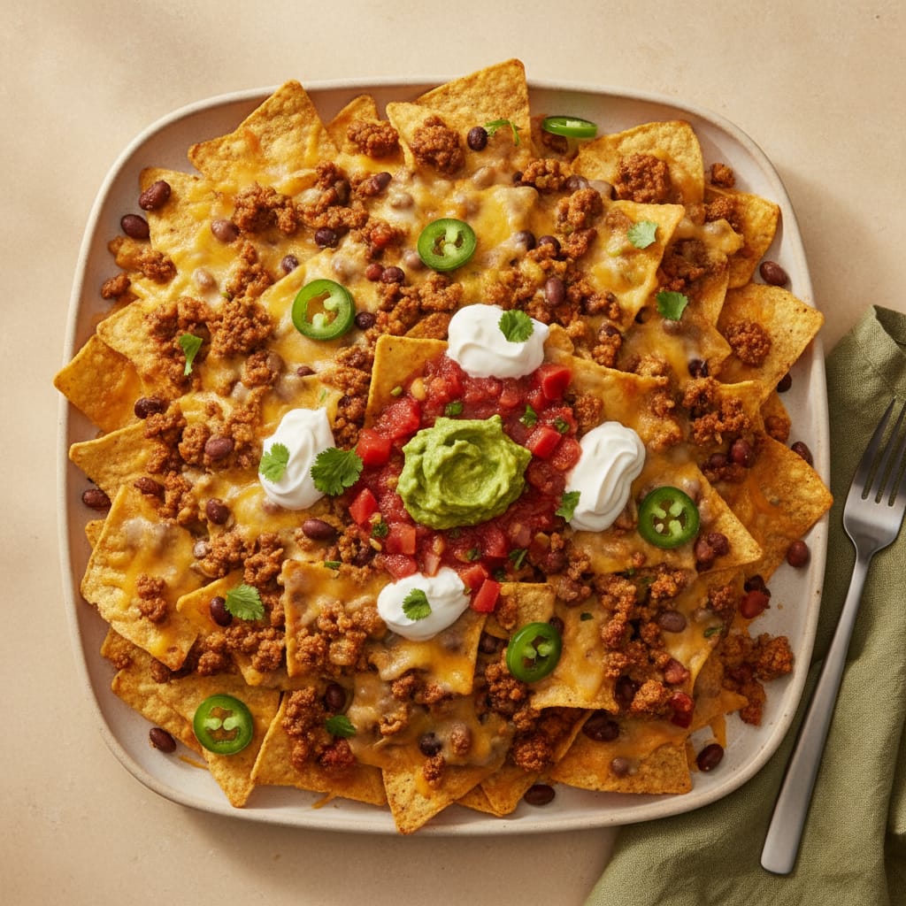 Loaded Beef Nachos