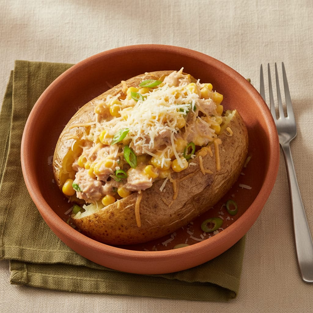Loaded Tuna Mayo Jacket Potatoes