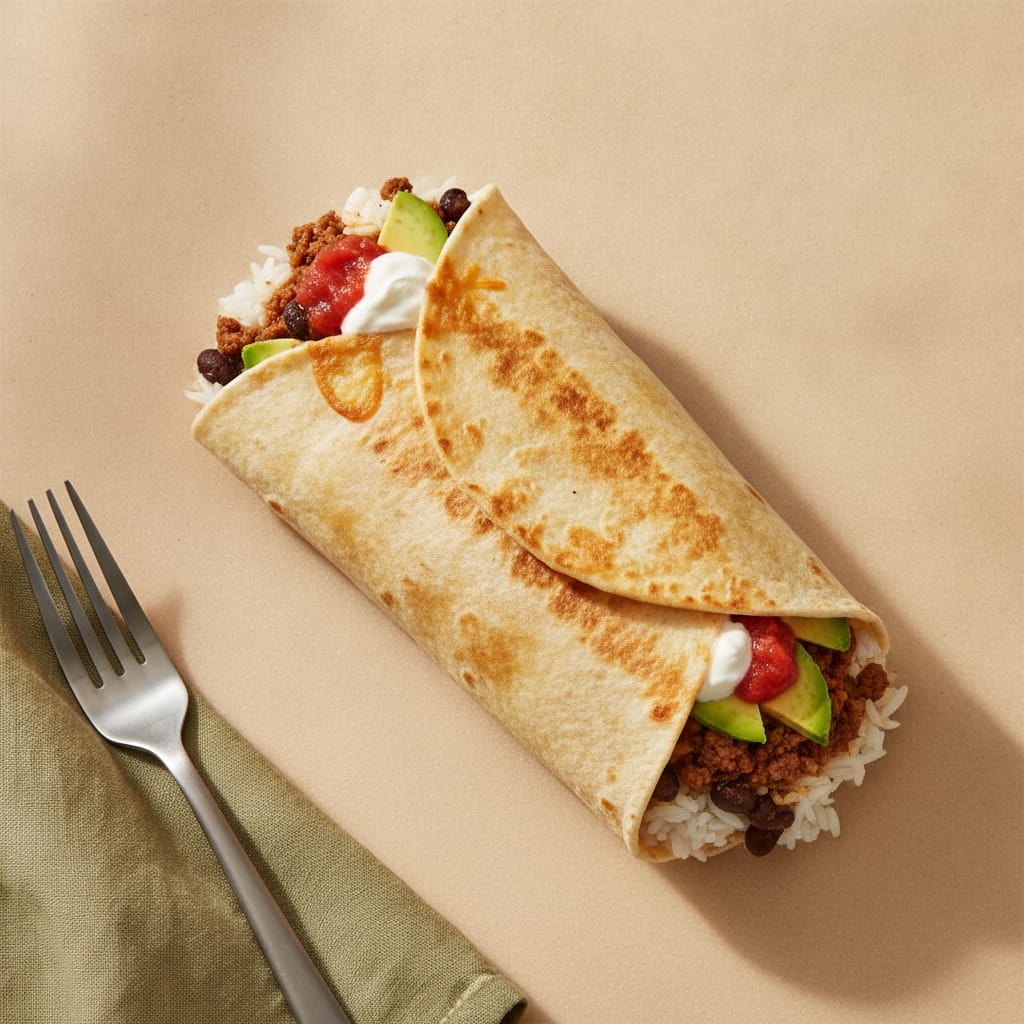 Mexican Beef Burritos