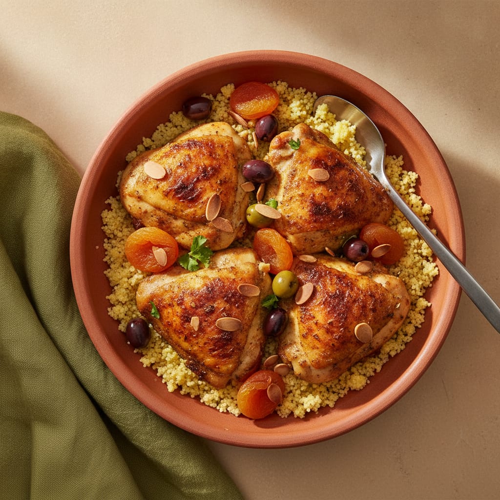 Moroccan Chicken with Couscous