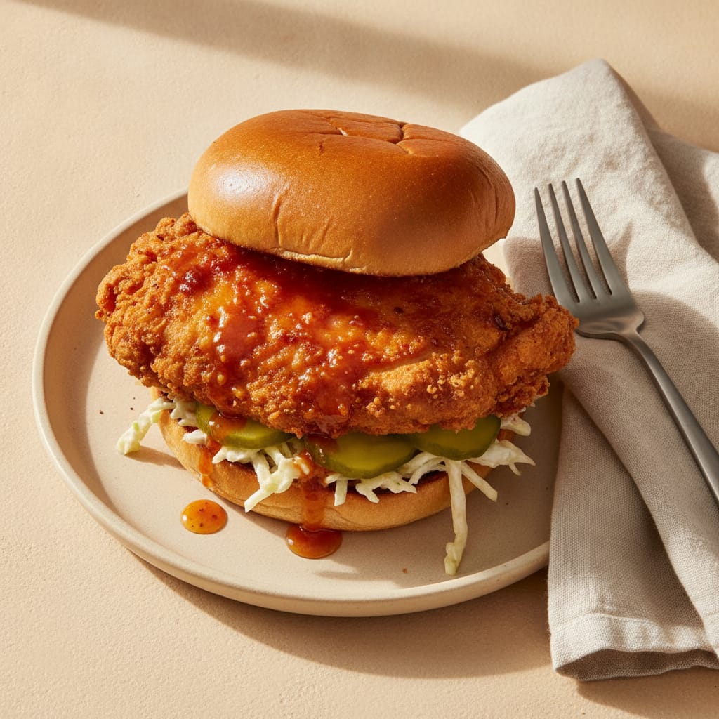 Nashville Hot Honey Chicken Sando