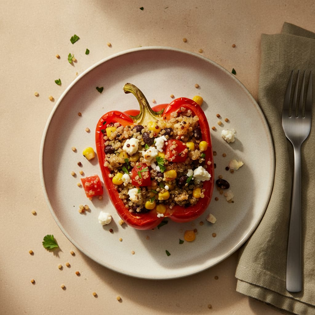 Quinoa-Stuffed Peppers