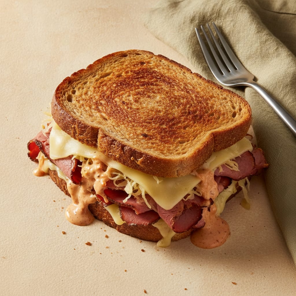 Reuben Sandwich with Russian Dressing
