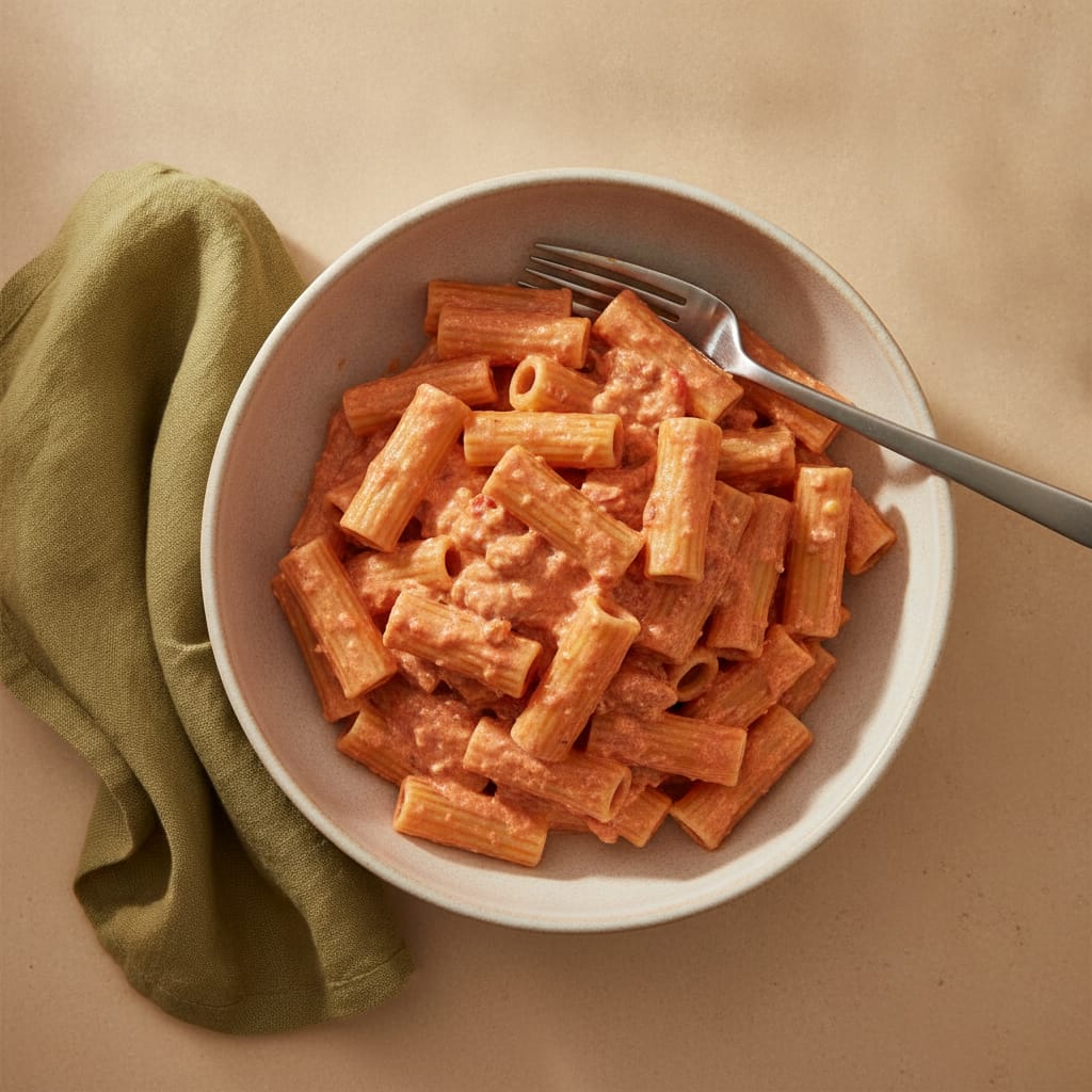 Roasted Red Pepper & Ricotta Pasta
