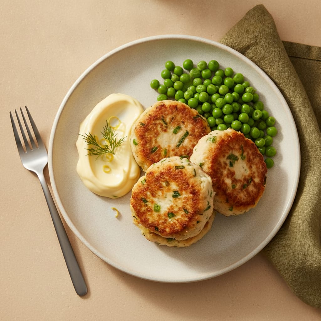 Salmon Fishcakes with Lemon Mayo