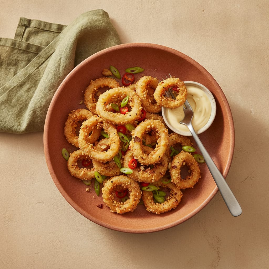 Salt & Pepper Squid with Aioli