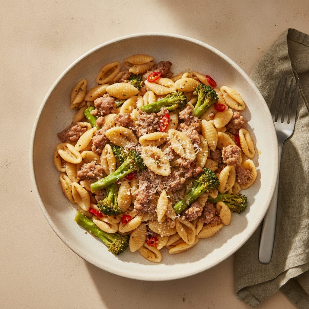 Sausage & Broccoli Orecchiette