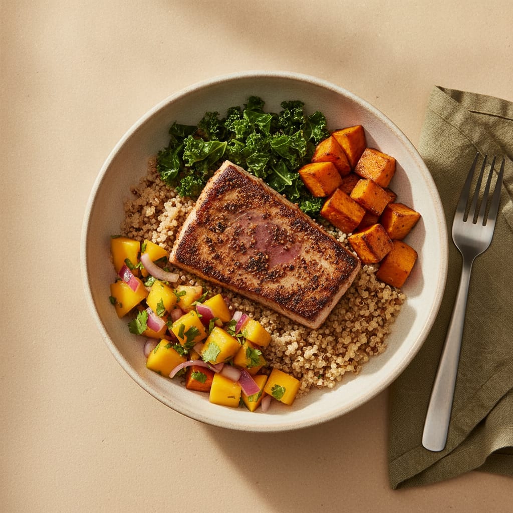 Spiced Tuna & Quinoa Power Bowl