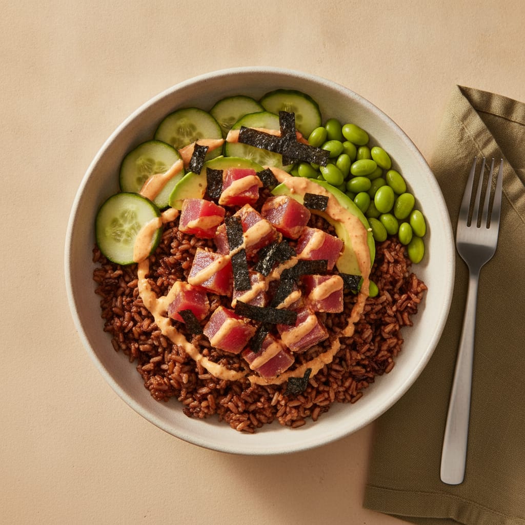 Spicy Tuna Brown Rice Bowl