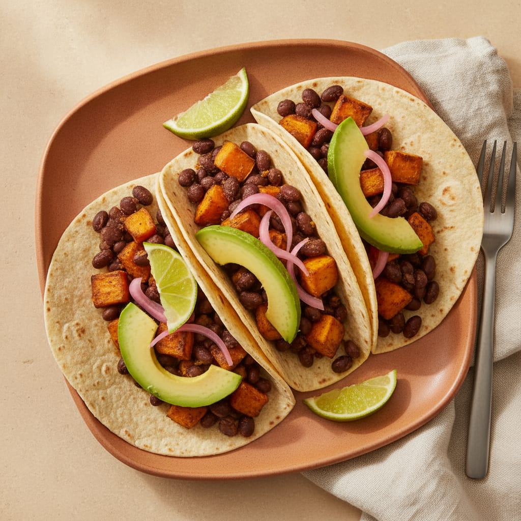 Sweet Potato & Black Bean Tacos