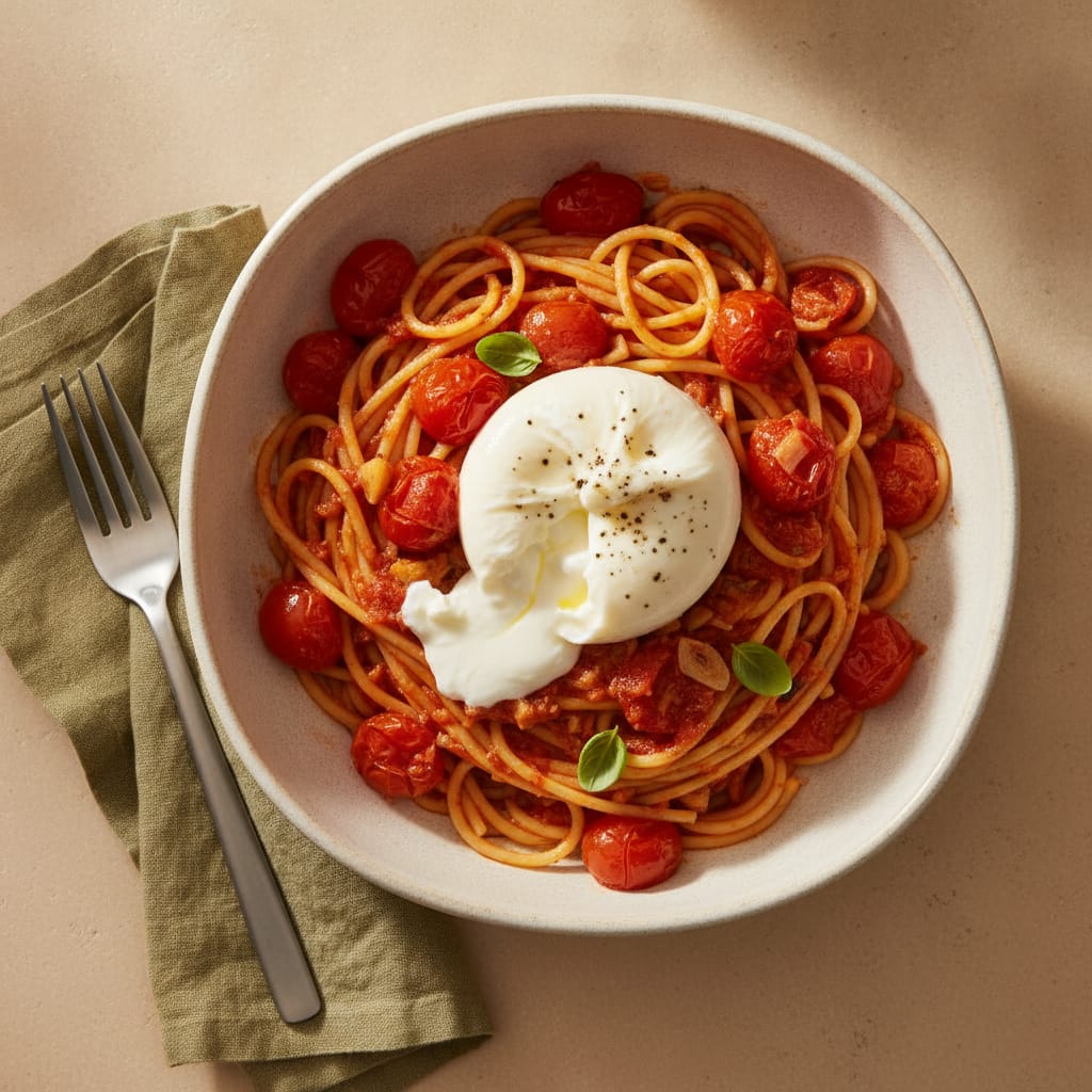 Tomato & Burrata Pasta
