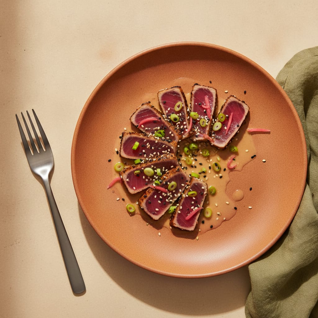 Tuna Tataki with Ponzu
