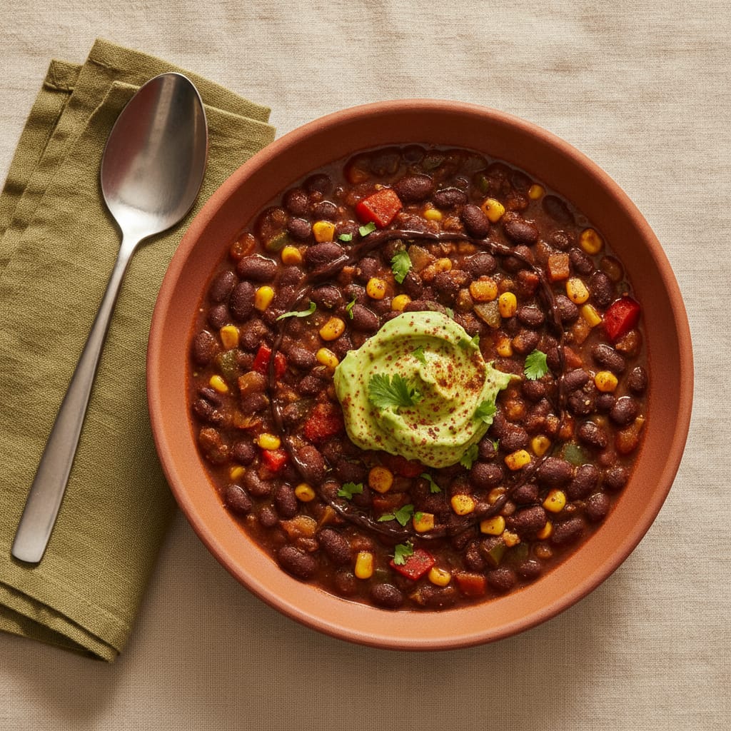 Vegan Black Bean Chilli