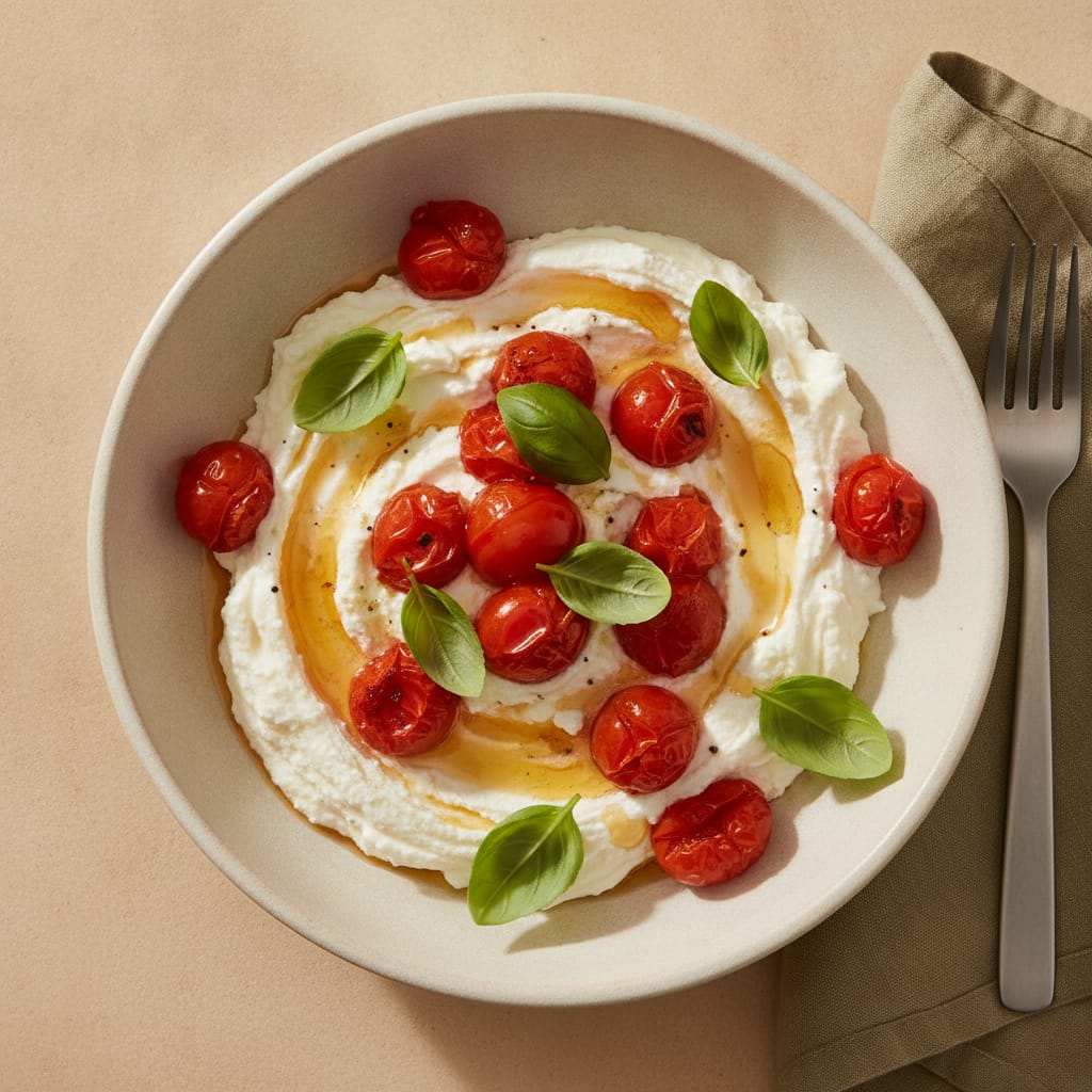 Whipped Feta with Roasted Tomatoes & Honey